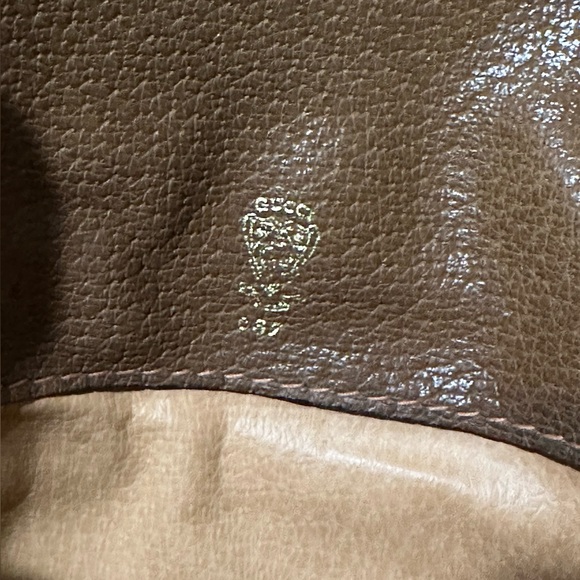 Rare Gucci vintage boarskin and suede 1970s envelope clutch - Picture 9 of 17